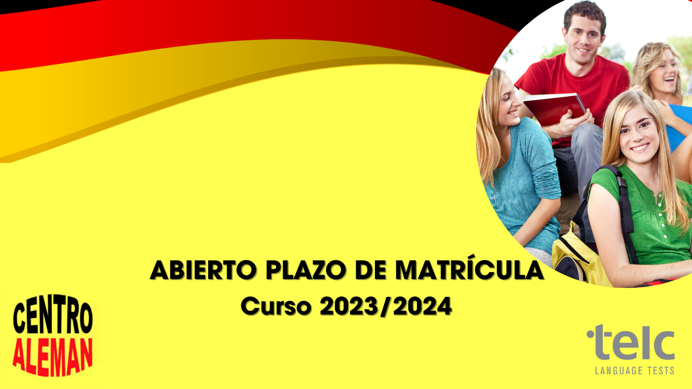 Abierto plazo de matrícula curso 2023 / 2024