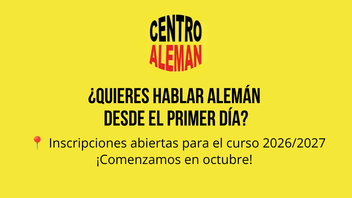 Cursos de alemán 2026 / 2027 – Matrícula abierta